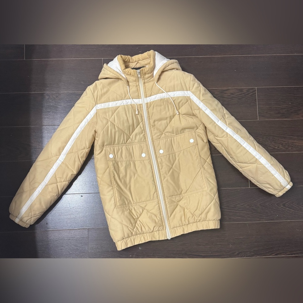 Vintage St Michael Quilted Jacket – Made in Finland Marks&Spencer beige